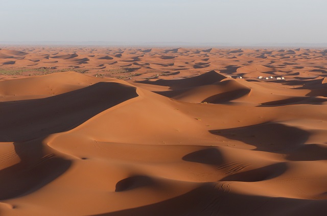 Dunes de Chegaga au coucher de soleil