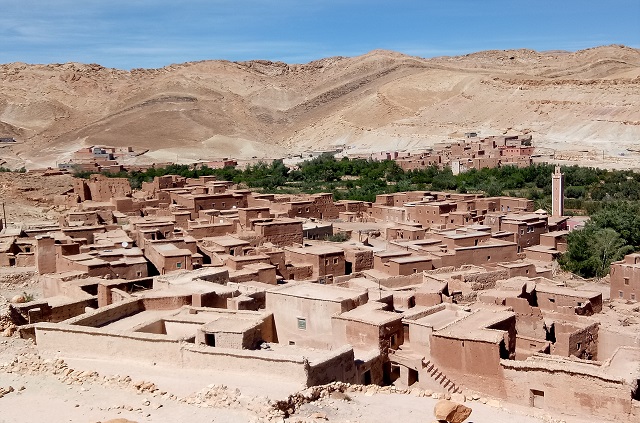 Village de la vallée de l'Ounia région Ouarzazate