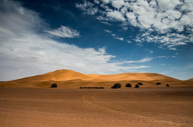 Circuit au Maroc à l'erg Chebbi, Merzouga