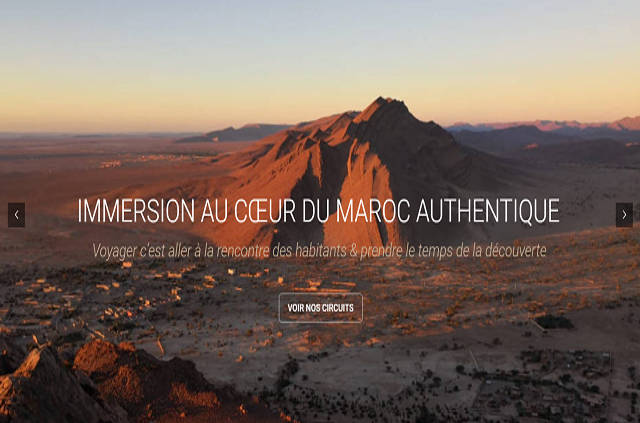 Nouveau site internet Tamazirt Evasion Maroc