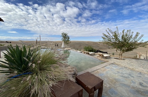 Piscine campement Agafay